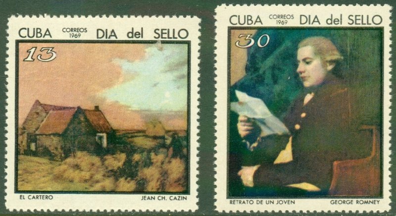 CUBA 1392-3 MNH CV $6.00 BIN $3.50