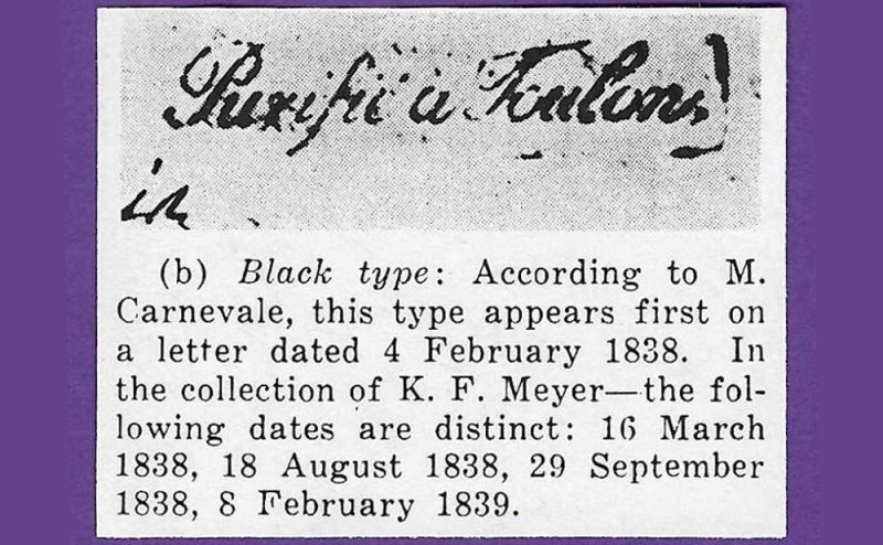 DEC 7, 1838 ALGERIA (POSS D AFR), Disinfected Mail, S/L PURIFIE A TOULON! More