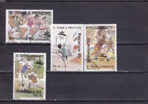 SA03 Sao Tome and Principe 1989 Olympic Games - Barcelona, Spain 1992 used