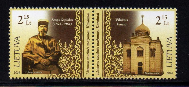 Lithuania Sc 1028 2014 Karaite Judaism stamp mint NH