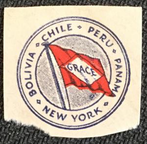 Envelope Emblem/Seal Grace Flag 5 Different countries/city NY SA