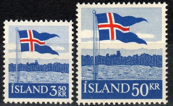 Iceland  #313-4 MNH CV $9.50  (X6998)