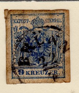 Austria, Scott 5, Used,  Brünn (now Brno, Moravia, Czech.) cancel; toned