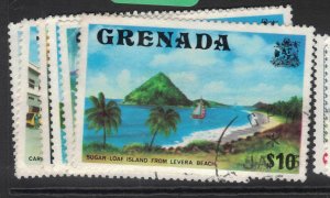 Grenada SC 597-602 VFU (7fbl)