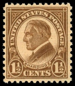 US Sc 633 MH - 1927 1½¢ - Harding