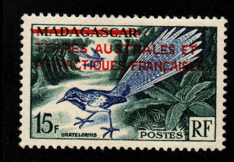 FSAT TAAF Scott 1 MNH** stamp of Madagascar Overprinted Bird stamp