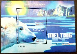 Indonesia Environmental Care 2007 Polar Bear Climate Change Ice Melting (ms) MNH