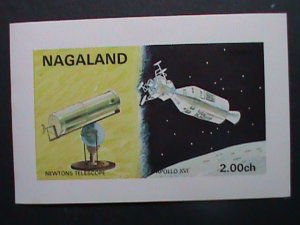 ​NAGALAND-PROMOTION SALES-NEWTONS SPACE TELESCOPE-MNH IMPERF S/S VERY FINE