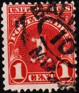U.S.A. 1931 1c S.G.D703 Fine Used