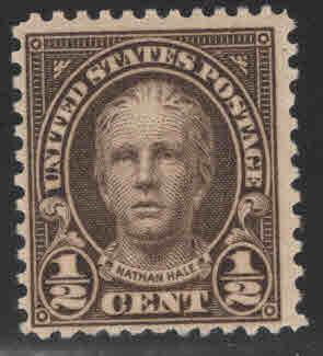 USA Scott 551 MNH** 1/2 cent Nathan Hale stamp  United States, General  Issue Stamp / HipStamp