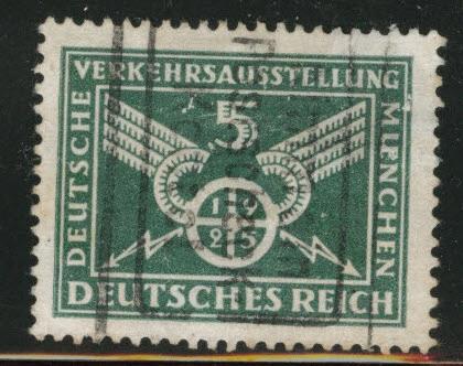 Germany Scott 345 Used 1925 Traffic wheel stamp