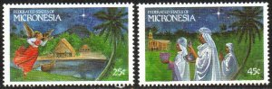 Micronesia Sc #104-105 Mint Hinged