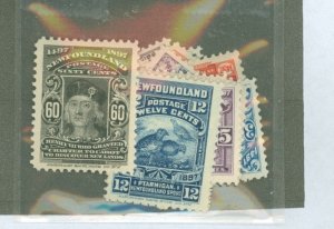 Newfoundland #61-74 Unused Single (Complete Set)