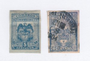 Colombia           285 - 286       mint & used