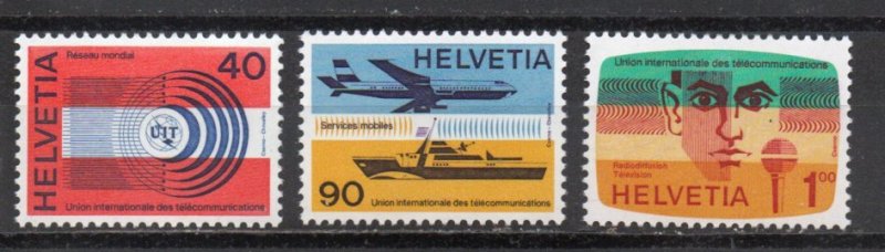 Switzerland #10O11-10O13 MNH