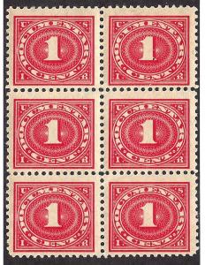 R228 Mint,OG,NH... Block of 6