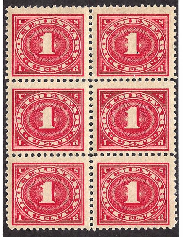 R228 Mint,OG,NH... Block of 6