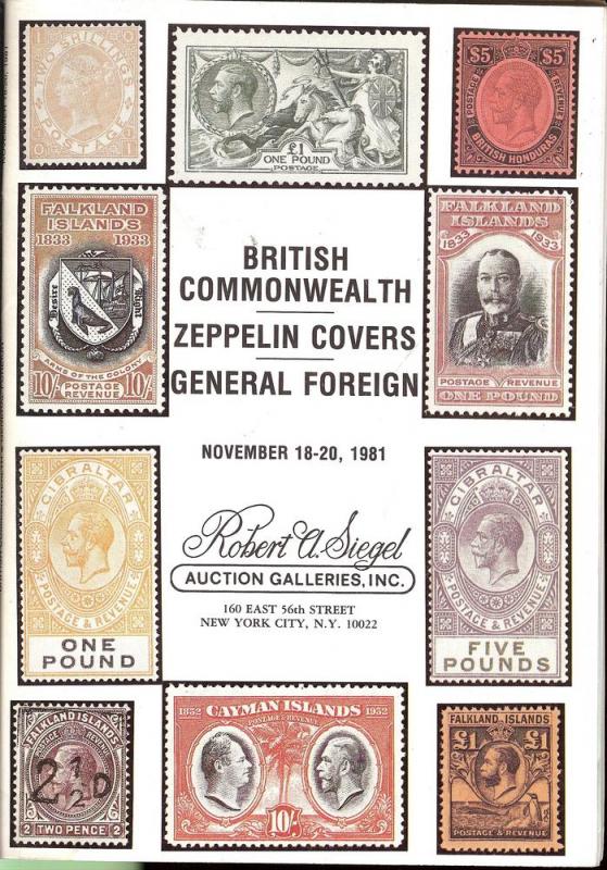 British Commonwealth; Zeppelin Covers; General Foreign, R...