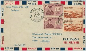 45339 - VIETNAM - POSTAL HISTORY - Airmail FDC LETTER to TANGER 1951-