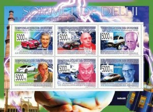 Guinea 2009 MNH - Delhi Summit on Sustainable Development (Cars). Mi 6533-6538