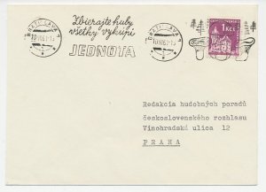 Cover / Postmark Czechoslovakia1961 Collect mushrooms