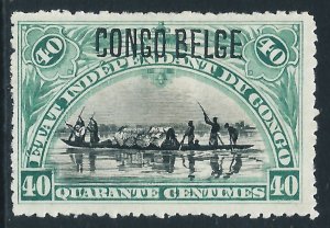 Belgian Congo, Sc #35, 40c MH