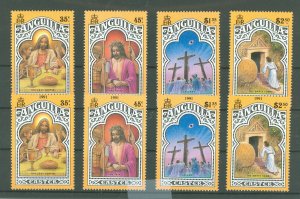 Anguilla #811-814/834-837  Single (Complete Set)