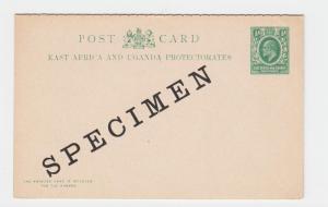 KUT BRITISH 1903 ½a SPECIMEN REPLY PAID POST CARD, UNUSED H&G#3(SEE BELOW)