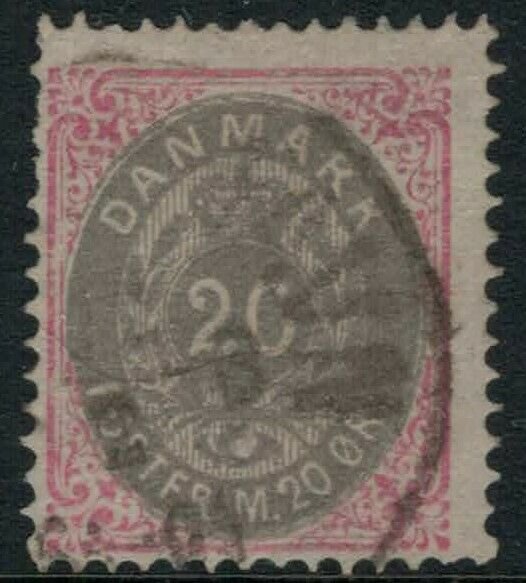 Denmark #31 CV $32.50 postage stamp