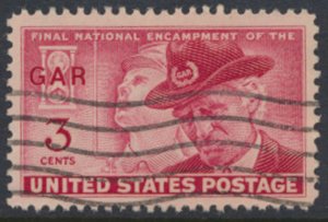 USA  SC#  985   Used 1949 Encampment of the GAR see scan