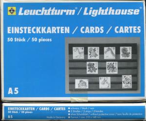 Lot of 6 Boxes - A5 Lighthouse Premium Stamp Collector Stock Cards 300 count