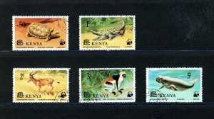 Kenya #84-93   VF, Used, Endangered Species, CV $7.55 .... 3260024