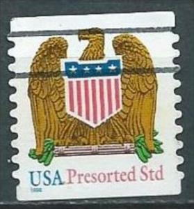 USA 1998 Presort Std S.A. s-ad Coil 10c SC 3271a YV FIRST CLASS  49 MI 3069a ...