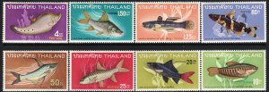 1968 Thailand Siam Fish complete set (8) MNH Sc# 501 / 508 CV $89.35 Stk #2