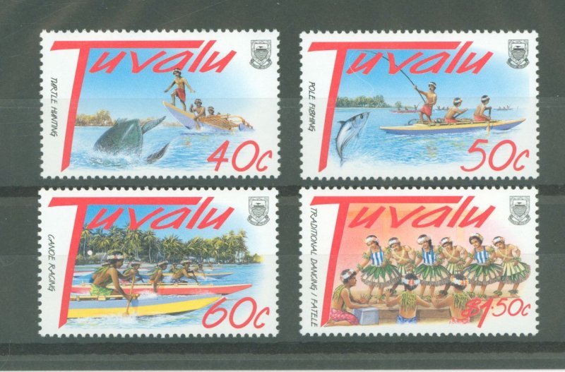 Tuvalu #757-760/776-779 Mint (NH) Single (Complete Set)