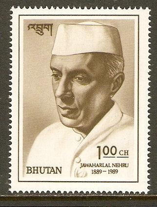 Bhutan #773A NH India Prime Minister Nehru