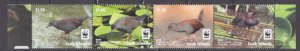 2014 Cook Islands 1997-2000strip WWF / Birds 10,00 €