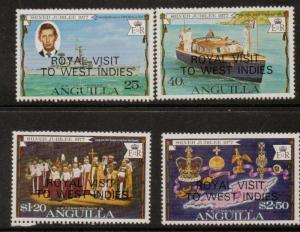 ANGUILLA SG298/301 1977 ROYAL VISIT MNH