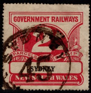 1920's Australia New South Wales Government Railway 2 Shillings Parcel S...