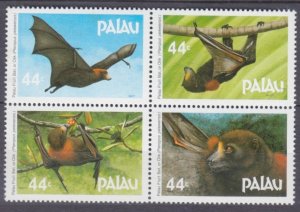 1987 Palau 172-175VB Fauna - The bats 5,20 €