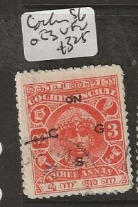 INDIA NATIVE STATE COCHIN  SG O53 SERVICE 3A   VFU     P0612H