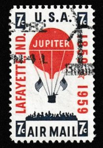 SC# C54 - (7c) - Balloon Jupiter, used single