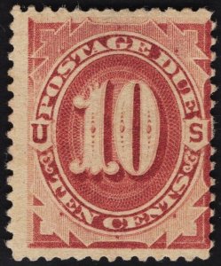 US# J19 10c Red Brown Postage Due USED SCV $35.00