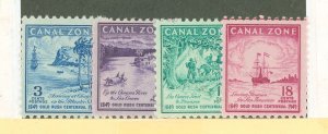 Canal Zone #142-145 Mint (NH) Single (Complete Set)