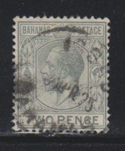 Bahamas,  2p King George V  (SC# 50A) Used