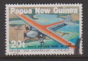 Papua New Guinea Sc#598 Used