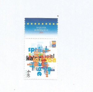 ESTONIA - 2001 - Eur. Year of Language - Perf Single Stamp - Mint Lightly Hinged