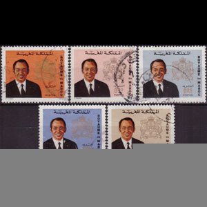 MOROCCO 1973 - Scott# 278/91 King Hassan II 10c-1d Used