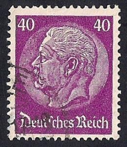 Germany #427 40pf President Paul Von Hindenburg used F-VF