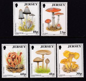 Jersey 655-659 Mushrooms MNH VF